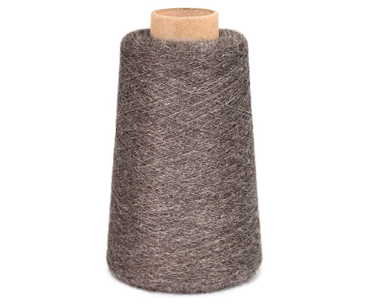 Superfine Alpaca Weaving cone 211 - Brown Marl