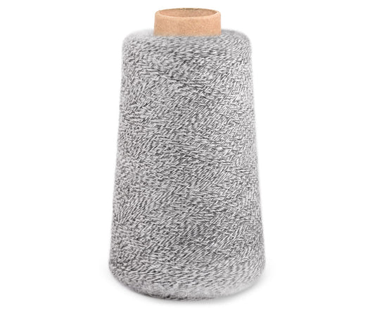 Baby Alpaca Weaving cone #2L526 - Grey Marl