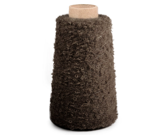 Boucle weaving cone F4401 - Bark