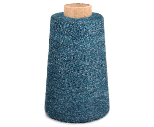 Baby Alpaca Weaving cone #M1979 - Blue Denim