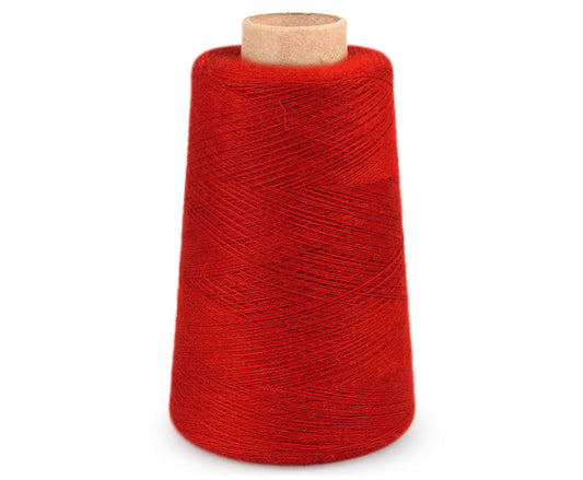 Baby Alpaca Weaving cone #RJ2060 - Tomato Red